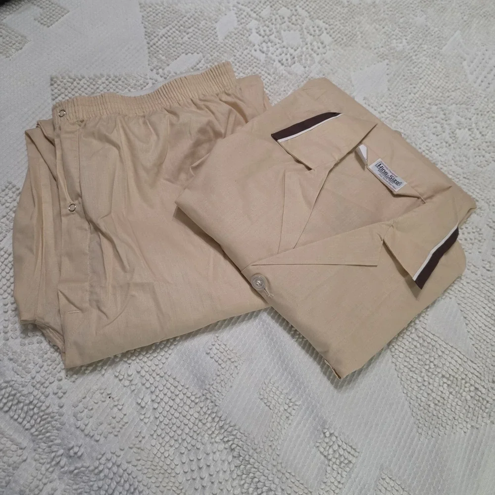 Vintage The King Size Men's Pajama Set D Tall (XL) New
